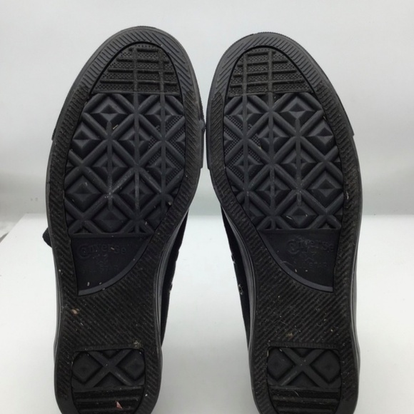 Converse Chuck Taylor All Star Black Sneakers Size Men's 10.5 Women's 12 - Picture 7 of 9